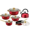 12PCS Kitchenware Set Cookware Sets Stainless Steel Kitchenware Non Stick Cookware Set
