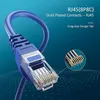 23AWG 高速 RJ45 ルーター モデム コンピュータ用 短い イーサネットケーブル