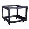 12u 14u Server Rack Offenes Gestell mit Rollen 4 Post Schnelle Montage 19 Zoll Datenrack