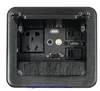 Caja de cables Brush, enchufe multifuncional para mesa