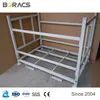 Sistema de estanterías apilables de metal para almacenamiento en almacén personalizado de alta calidad