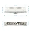 Moduli di disconnessione Cavo telefonico RJ45 Connettore del blocco terminale