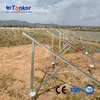 نظام رفوف وحدات الطاقة الشمسية بأساسات براغي أرضية