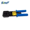 Passar por RJ45 ferramenta de crimpagem de cabo de rede para Rj11 Rj12 RJ45 conector