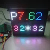 แผงจอแสดงผล LED จอ LED สีเต็มรูปแบบในร่ม P7.62 โมดูล LED