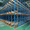Estante de palets de doble profundidad, estante industrial de almacenamiento, estante de acero para almacén, estante de metal