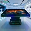 43-Inch แอนดรอยด์ วินโดว์ แอลซีดี อินเตอร์แอคทีฟ สมาร์ท ทัช โต๊ะสำหรับเกม โต๊ะกาแฟควบคุมพร้อมโมดูล NFC สถานีชาร์จไฟ โมดูลกล้อง