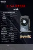 เอลซ่า AMD Rx520 Rx530 Rx550 Rx560 Rx570 Rx580 การ์ด VGA, การ์ดวิดีโอ, 8g การ์ดกราฟิก