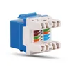 Cat5e/CAT6 Módulo de Red RJ45 Conector Keystone U/UTP No Apantallado 8p8c RJ45 Módulo Acoplador de Cable de Red