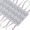Módulo LED 2835 1.32W Lámpara Señal a Prueba de Agua Módulo de Inyección LED DC12V 3 Chips para Iluminación de Módulos LED Publicitarios
