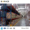 Système de rayonnage en acier robuste et réglable en hauteur pour le stockage de palettes en plastique dans les entrepôts