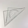 30cm Kunststoff Transparenz Mathematik Dreieck Messlineal Set für die Schule