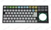 Panel de control de teclado de membrana personalizado de fábrica con botones múltiples en relieve y teclado de impresión digital