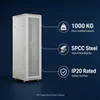コンピュータールーム用19インチ調整可能プロファイルレール付き高剛性サーバーラック