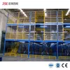 Rak Gudang Racking Masuk Racking Kereta Otomatis Rak Penyimpanan Multi Mendukung Mezanin