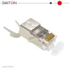Высокопроизводительный Cat8 RJ45 8p8c Модульный разъем с экранированием 8p8c Адаптер сетевого кабеля STP FTP для использования с компьютером и маршрутизатором