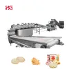Máquina de Processamento de Biscoito de Arroz Completa / Máquina de Processamento de Arroz Puff com Máquina de Embalagem