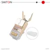 Высокопроизводительный Cat8 RJ45 8p8c Модульный разъем с экранированием 8p8c Адаптер сетевого кабеля STP FTP для использования с компьютером и маршрутизатором