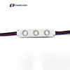 DC12V 3 ไฟ LED 0.72W SMD 5050 โมดูลไฟ LED RGB Ws2811 โมดูล LED ดิจิตอลมหัศจรรย์พร้อม IC ควบคุมระยะไกล FTP โมดูลไฟ LED ที่มีสีสันและปรับความสว่างได้