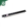 Geteknet Netzwerk Rack Basis Universelle Steckdose Netzwerk Rack Montieren Mehrzweck 8 Weg 19'' PDU Stromverteilungseinheit