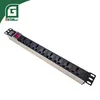 Geteknet Netzwerk Rack Basis Universelle Steckdose Netzwerk Rack Montieren Mehrzweck 8 Weg 19'' PDU Stromverteilungseinheit