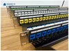 ไฟเบอร์ออปติก RJ45 แพทช์แพนล 24 พอร์ต CAT6 ยูทีพี เอสทีพี โอดีเอฟ การกระจายทองแดง เฟรม ราวโมดูล การจัดการสายเคเบิล 1u