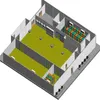 Unità di refrigerazione a vite con funzionamento stabile, attrezzatura per rack di compressori a vite in parallelo