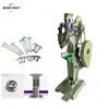 Máquina de remachado automático, máquina de remaches semitubulares para la fabricación de artículos de cuero y bolsos