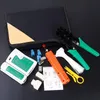ネットワーククリンパーストリップ RJ45 Rj12 Rj11 クリンプ ネットワークケーブルテスター RJ45 ネットワークEZツールキット