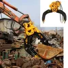 Grapa Hidráulica Rotativa con Función Magnética para Reciclaje y Carga de Metales Tasksr200, R200-5, R210, R220-5, R225LC-7, R265, R290, R290LC-3, R290LC-7