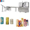 Macchina automatica per l'imballaggio di torte di riso con controllo PLC