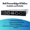 เซิร์ฟเวอร์จัดเก็บข้อมูล GPU สำหรับศูนย์ข้อมูล DELL Poweredge R760 Enterprise Ai Rack R760xa R760xs R760xd2