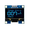1.3 Zoll OLED Display PCB Module128X64 Auflösung Weiß Blau Farbe 4 Pin I2c Iic Serielles Schnittstellenmodul