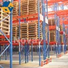 Sistema di stoccaggio in acciaio per pallet su scaffalature industriali, scaffalature pesanti a travi regolabili selettive