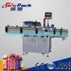Große runde Flasche automatische Etikettiermaschine mit Banddrucker