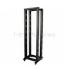 42U 19 Zoll Offenes Rack 4 Pfosten Server Rack Doppeltes Offenes Gestell Netzwerkgeräte Rack Schrank Verstellbare Tiefe Stahl Rack mit Rollen
