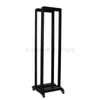 42U 19 Zoll Offenes Rack 4 Pfosten Server Rack Doppeltes Offenes Gestell Netzwerkgeräte Rack Schrank Verstellbare Tiefe Stahl Rack mit Rollen