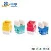 Cat5e/CAT6 Módulo de Red RJ45 Conector Keystone U/UTP No Apantallado 8p8c RJ45 Módulo Acoplador de Cable de Red