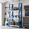 Estante de metal apilable, estante de almacenamiento de entrega rápida, estante de carga media para uso en sala de almacenamiento