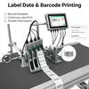 Impressora de Jato de Tinta com Etiqueta Automática Impressão Rápida Data Número de Lote 2D Impressora de Jato de Tinta