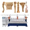 Çok Başlı Ahşap CNC Makinesi Router 3D Dönme CNC Router