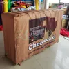 Werbeveranstaltung Riesenaufblasbares Schokoladenboxmodell Individuell gestaltetes aufblasbares Verpackungsbeutelmodell