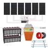 Includi Kit del Sistema Solare Kit di Pannello Solare Generatore USB