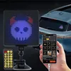 Insegna LED programmabile USB Schermo LED Matrice Display Pannello Pixel Luce per Finestrino Posteriore Auto