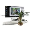 Weißes Shell-Rahmenloses Desktop-All-in-One-Computer Büromaschine Spiel-All-in-One-Gerät