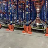 Sistema di stoccaggio a scaffale a doppio profondo con carrello radio per pallet in acciaio freddo ad alta densità nel magazzino