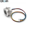 Crescere R503-5V Impermeabile DC5V Rotondo RGB Sensore di Impronte Digitali