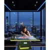 43-Inch แอนดรอยด์ วินโดว์ แอลซีดี อินเตอร์แอคทีฟ สมาร์ท ทัช โต๊ะสำหรับเกม โต๊ะกาแฟควบคุมพร้อมโมดูล NFC สถานีชาร์จไฟ โมดูลกล้อง