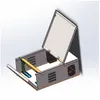 18''*18''*5'' Caja DVR para montaje en rack, cajón de red de metal para rack