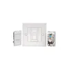 Placa Frontal Modular Universal de Plástico ABS Duradero con RJ45 Módulo